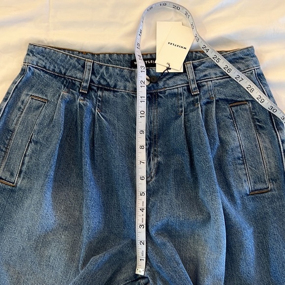 Whistles Authentic Pleat Front Jean Size 30 - Picture 9 of 10